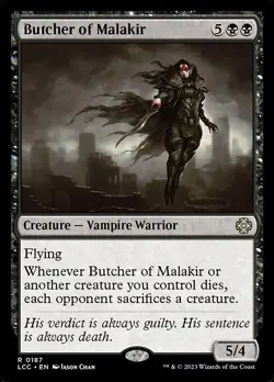 NM Butcher of Malakir, MTG, Lost Caverns of Ixalan, Magic the Gathering, 187 - Image 1