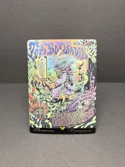 Magic the Gathering Lord of The Rings Tom Bombadil Borderless Poster Foil NM - Image 1
