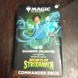 MTG Secrets Of Strixhaven Quandrix Unlimited Commander Deck Magic The Gathering - Image 1
