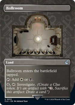 Ballroom (Borderless) [Ravnica: Clue Edition] Magic MTG - Image 1