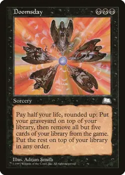Doomsday, The List, Weatherlight Magic: The Gathering Near Mint - Image 1