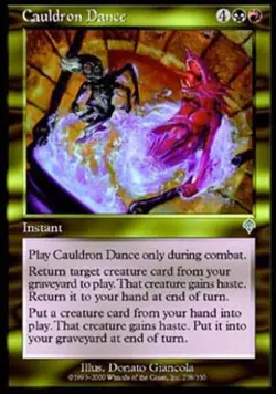 Cauldron Dance - Light Play MTG Invasion - Image 1