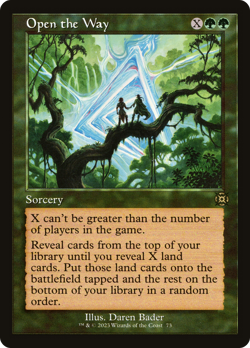 Open the Way (Retro) [March of the Machine: The Aftermath] Magic MTG - Image 1