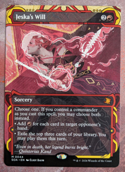 MTG Jeska's Will # 44 - Secrets of Strixhaven: Mystical Archive Regular NM - Image 1