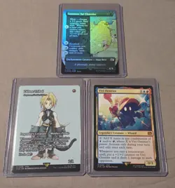 Magic the Gathering Final Fantasy rare lot of Zidane Tribal, Fat Chocobo, Vivi - Image 1