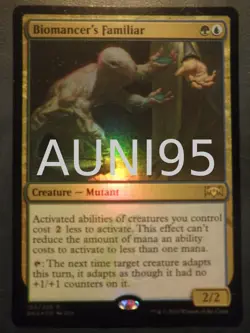 mtg magic biomancer's familiar FOIL ENGLISH FRENCH familier du biomancien 2 avai - Image 1