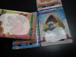 Pokemon Bandai Waterproof Bathroom Menko Card x4 Vulpix Clefairy etc #30 - Image 3