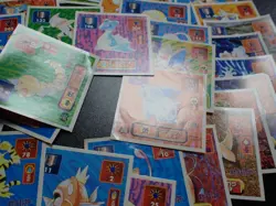 Pokemon Card Amada Sticker Non Holo x60 Lapras Kabutops Rapidash etc #5084 - Image 5