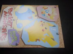 Pokemon Card Banpresto Notebook Not For Sale Pikachu Togepi Marill #588 - Image 3
