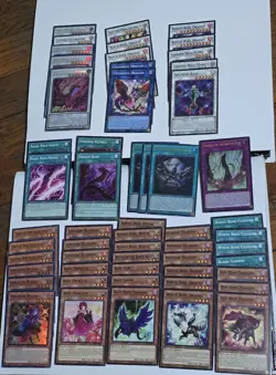 Yugioh Akiza Black Rose Dragon Deck Legendary 5D's Decks+DOOD 55 Cards - Image 1