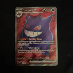 Pokemon Gengar EX TCG Full Art Ultra Rare Holo Card Temporal Forces 193/162 - Image 1