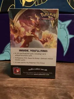 Pokemon Sword & Shield Darkness Ablaze Build & Battle Box - Sealed - Image 3