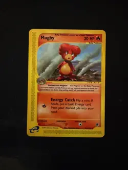 Magby - 52/165 - Pokemon Expedition Non-Holo Rare Card - Image 1