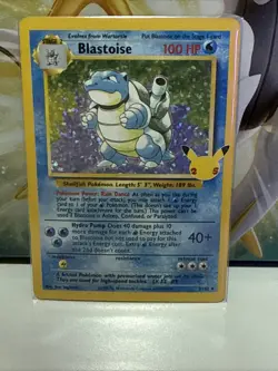 Pokemon TCG Blastoise Celebrations Card 2/102 25th Anniversary Edition NM - Image 1