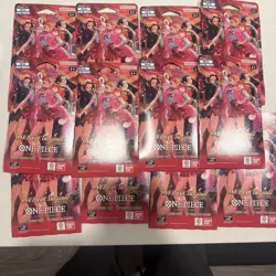 One Piece Card Game EB-03 Heroines Sleeved Booster Pack - Lot of 12- Sealed 🔥 - Image 1
