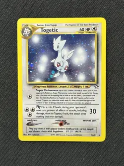 Togetic 16/111 Neo Genesis Holo Rare Pokemon Card - Image 1