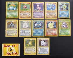 Pokemon Vintage WOTC Base Set HOLO Card Lot (12 cards) - Image 1