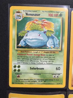 Pokemon Vintage WOTC Base Set HOLO Card Lot (12 cards) - Image 3