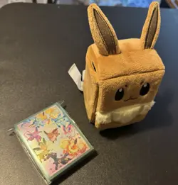 POKEMON PRISMATIC EVOLUTIONS SPC EEVEE DECK BOX + EXCLUSIVE CARD SLEEVE PACK - Image 1