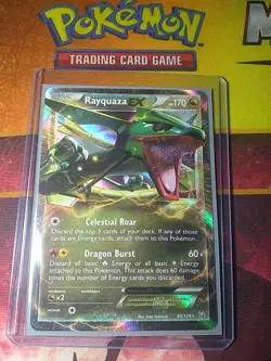 Pokemon TCG Rayquaza EX 85/124 Dragons Exalted Ultra Rare Card NM - Image 1