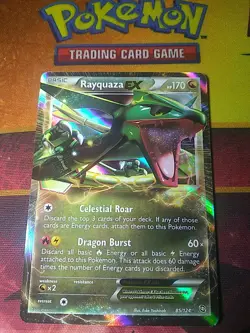 Pokemon TCG Rayquaza EX 85/124 Dragons Exalted Ultra Rare Card NM - Image 2