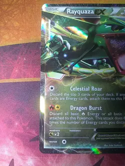 Pokemon TCG Rayquaza EX 85/124 Dragons Exalted Ultra Rare Card NM - Image 3