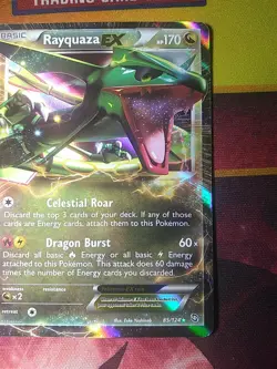 Pokemon TCG Rayquaza EX 85/124 Dragons Exalted Ultra Rare Card NM - Image 4