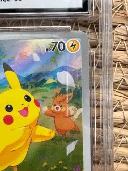 Pokemon S-Chinese Pikachu CBB1C 07 08/09 AR Full art Card BCTC 9.5 - Image 3