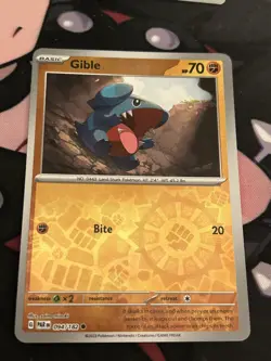 Gible - 094/182 - Reverse Holo - Paradox Rift - NM/M Pokemon Card - Image 1