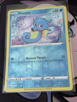 Horsea - 035/196 - Reverse Holo - Lost Origin - NM/M - Pokemon Card - Image 1