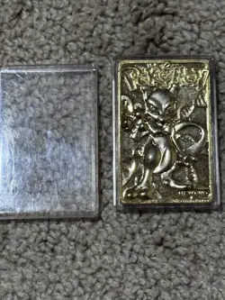 23 K Gold Plated Mew Two Pokemon Card (Nintendo 1999) - Image 3