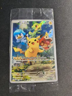 Pikachu Holo Promo SVP EN 027 Scarlet & Violet Promo Cards 2023 EN -SEALED - Image 1