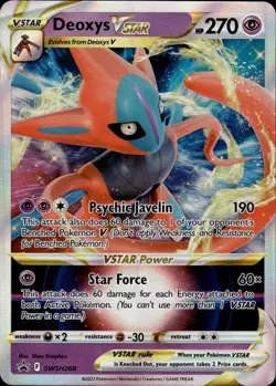Deoxys VSTAR Promo SWSH: Sword & Shield Promo Cards Holo SWSH268 NM - Image 1