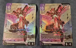 Gundam Exia (Trans-Am)LR GD03-049 x2 NM Gundam Card Game Steel Requiem - Image 1