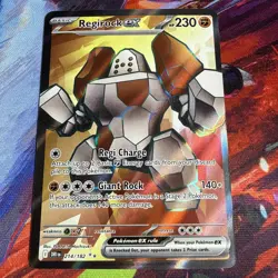 Regirock EX 214/182 Destined Rivals Ultra Rare NM Card - Image 1
