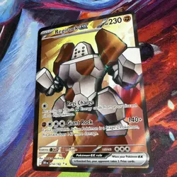 Regirock EX 214/182 Destined Rivals Ultra Rare NM Card - Image 2