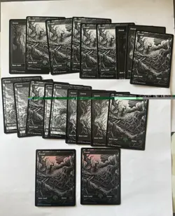 MTG~Forest~land (Full Art)~Innistrad Crimson Vow/Midnight Hunt~Lot of 20~NM - Image 1