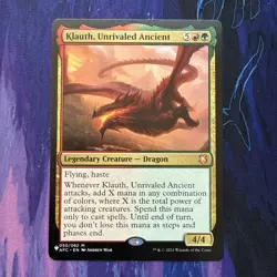 Klauth, Unrivaled Ancient MINT 5062 The List Reprints AFC MTG Regular Unplayed - Image 1