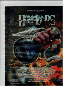 Magic the Gathering HOMELANDS Complete Set in Binder - Image 1