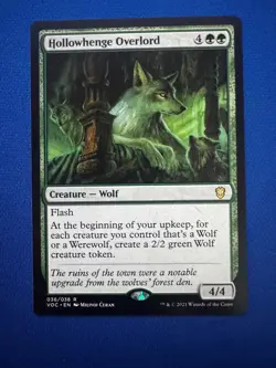 Magic the Gathering: Hollowhenge Overlord - Creature Wolf - Image 1