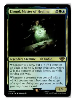 Elrond, Master of Healing Foil R Universes Beyond: The Lord of the Rings: Tales - Image 1