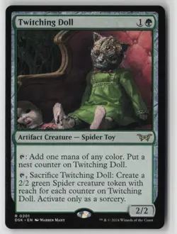 Twitching Doll 201 Rare Duskmourn: House of Horror Near Mint - Image 1