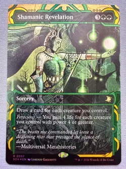 Shamanic Revelation *FOIL* - NM - MTG Secrets of Strixhaven Mystical Archive #57 - Image 1