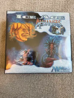 Ice Age Alliances Binder MTG Magic The Gathering TCG 1996 90s Vintage - Image 1