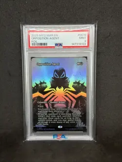 2025 Magic The Gathering Spider-Man: Opposition Agent PSA 9 FOIL - Image 3