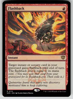 Flashback Rare Secrets of Strixhaven 115 MTG Near Mint 2026 - Image 1