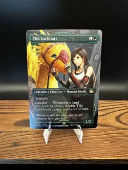 Tifa Lockhart (FIN 0567) (Borderless) (Chocobo Track Foil) Final Fantasy, MTG - Image 1