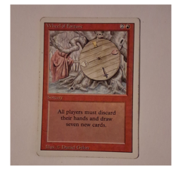 Wizards Wheel of Fortune Revised Edition Rare Sorcery Red Regular ENG - Image 1