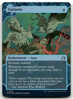 Curiosity #17 (Foil) (NM) Wilds of Eldraine WOT Magic MTG - Image 1