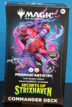 MTG MAGIC THE GATHERING SECRETS OF STRIXHAVEN PRISMARI ARTISTRY COMMANDER DECK!! - Image 1